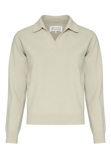 maglia polo donna crema MAISON MARGIELA | S51GL0063 M13144688